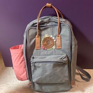 Fjallraven Kanken | 15in Laptop Backpack | Water bottle holder | Embroidered